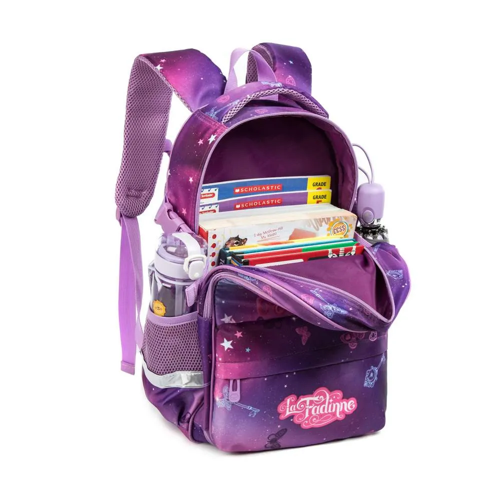 (NET) Unicorn Backpack School Bag With Insulated Lunch Box & Pencil Bag