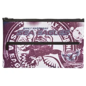 NRL Pencil Case - School - Work - Large - Manly Sea Eagles -