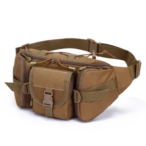 OUTDOOR SPORTS WATERPROOF WAIST BAG FISHING MULTI FUNCTIONAL CHEST BAG