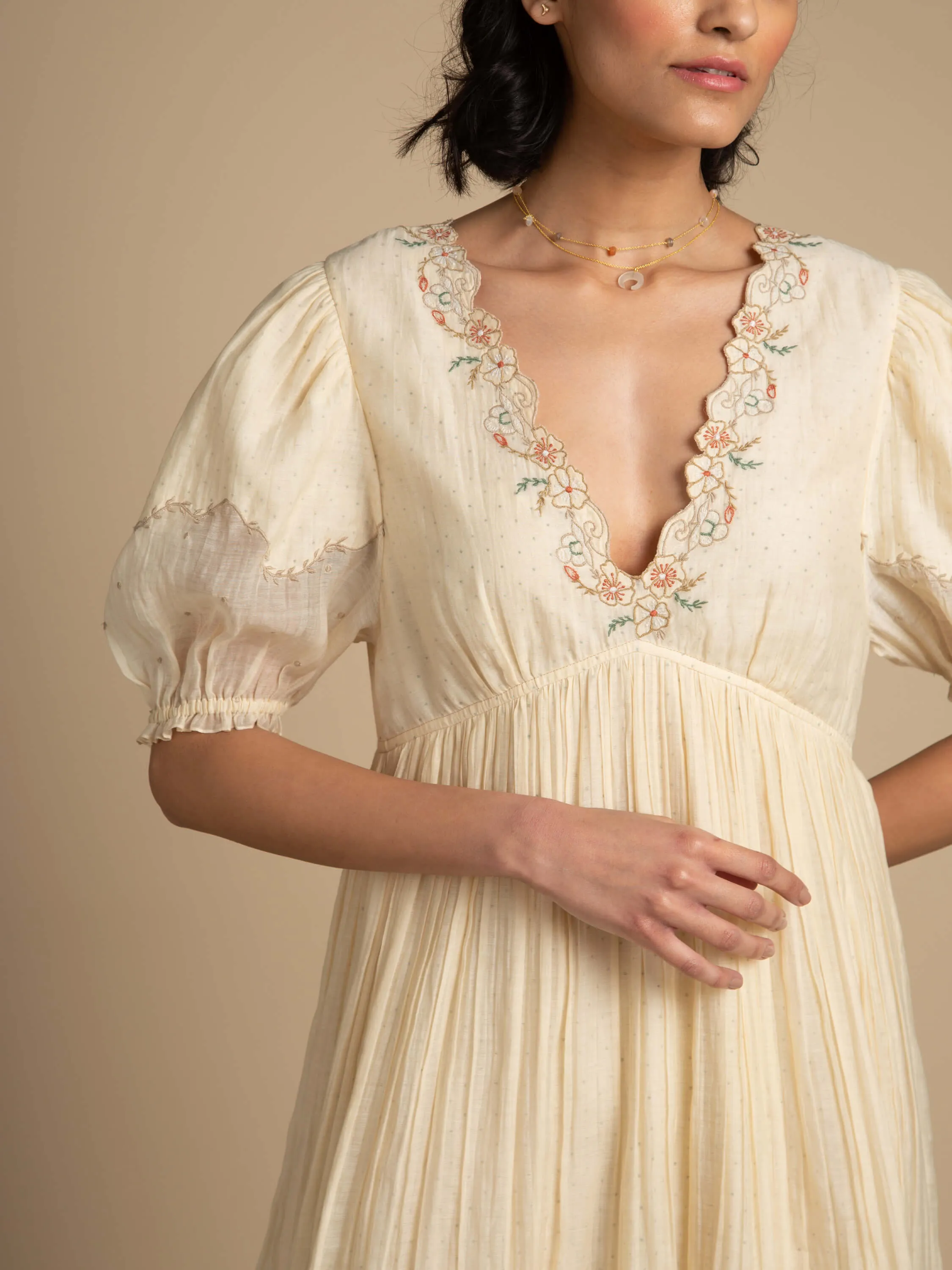 Paper Flower Maxi Dress