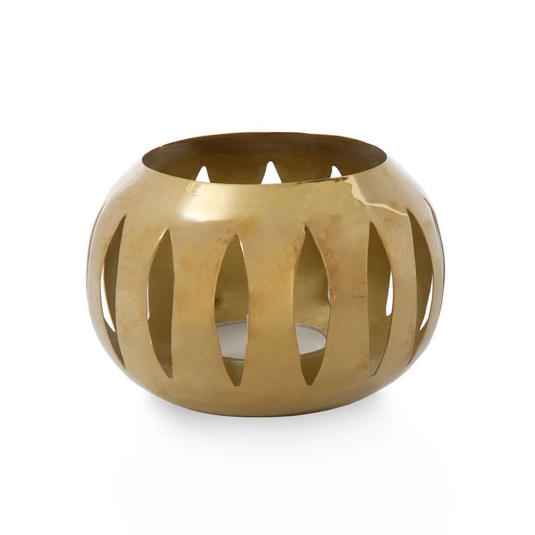 Penfold - Brass Cut Out Candle Holder