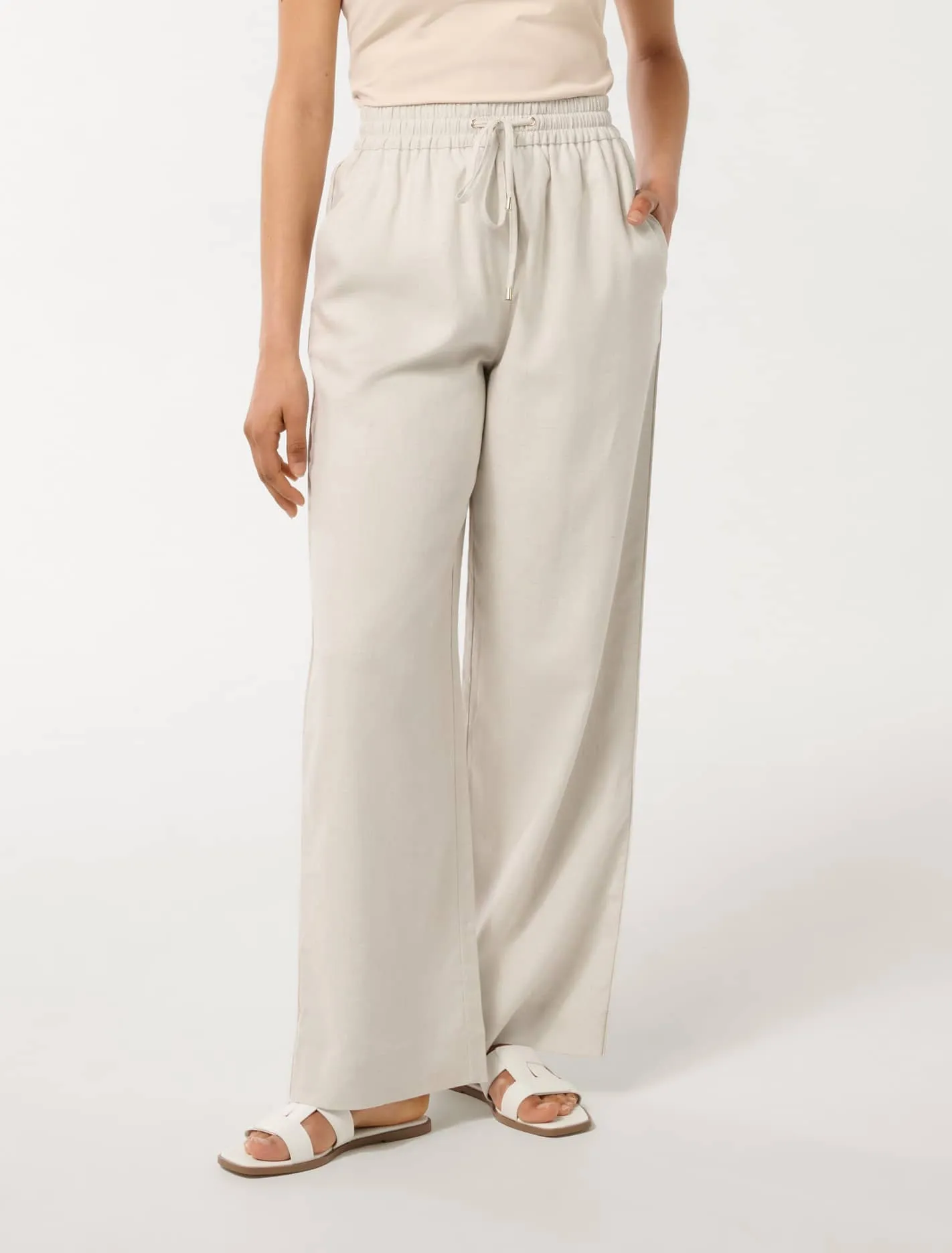 Phoebe Petite Linen Pants