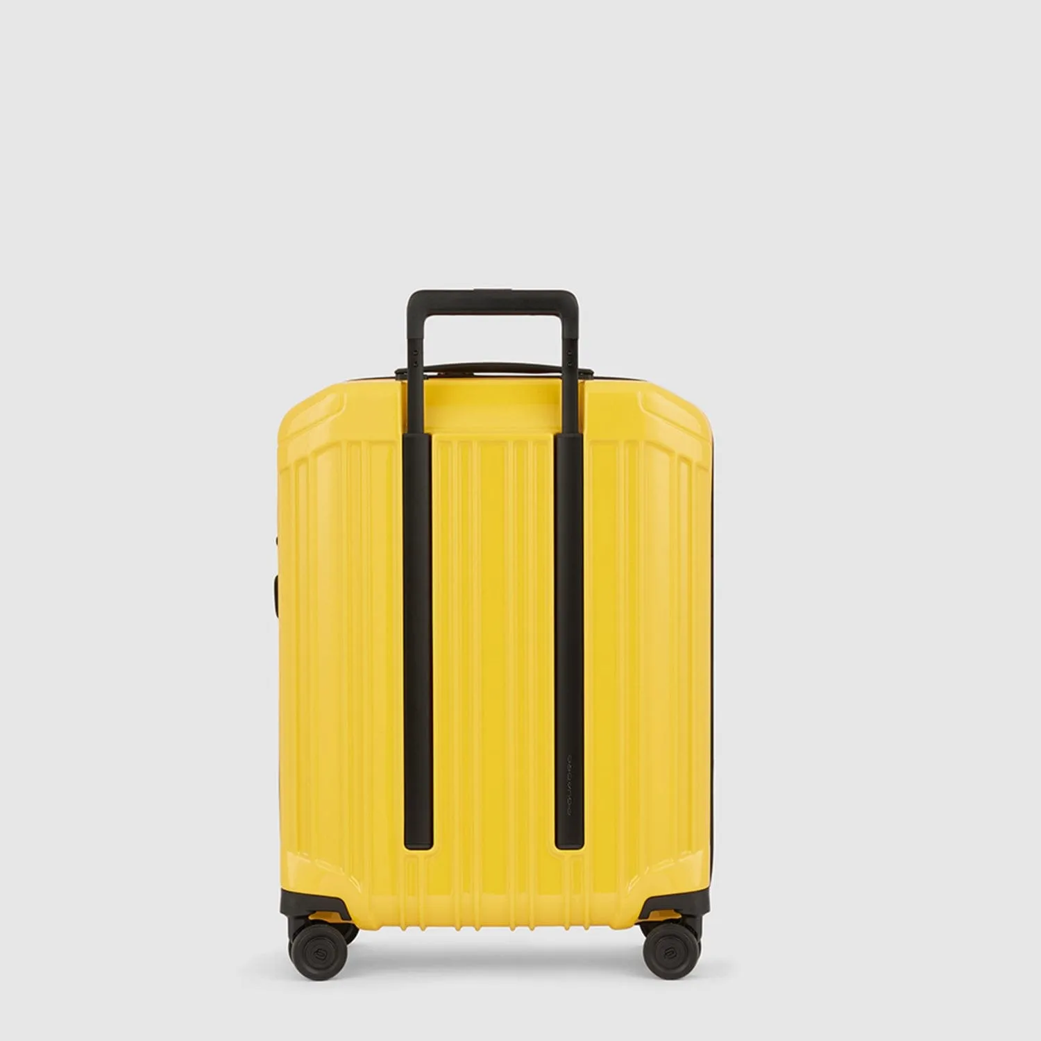 Piquadro Pq-Light 55Cm Ultra Slim Hardcase 4 Double Wheel Cabin Trolley Yellow - Bv4425Pqls2/G2