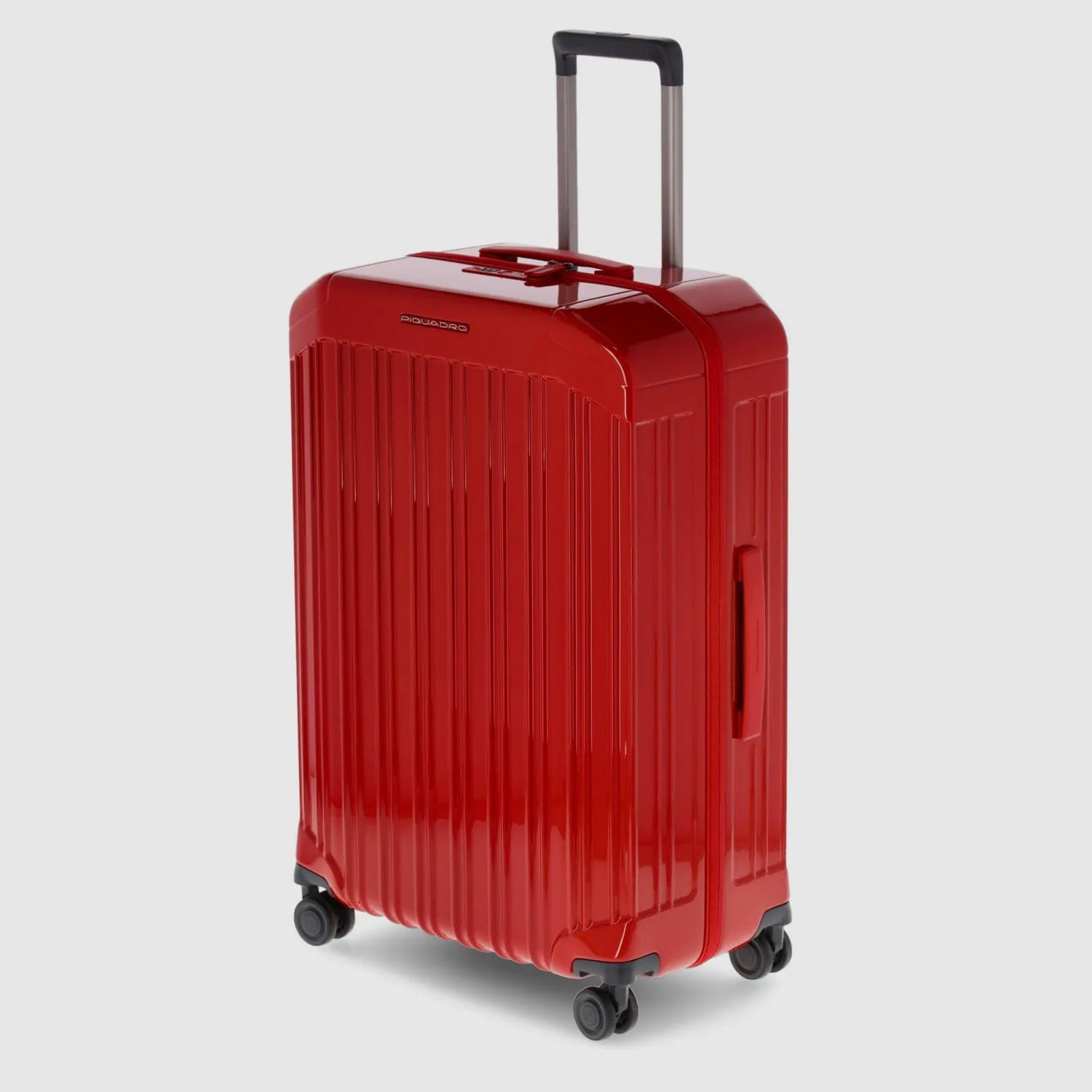 Piquadro Pq-Light 69Cm Hardcase 4 Double Wheel Medium Check-In Trolley Red - Bv4427Pql/R