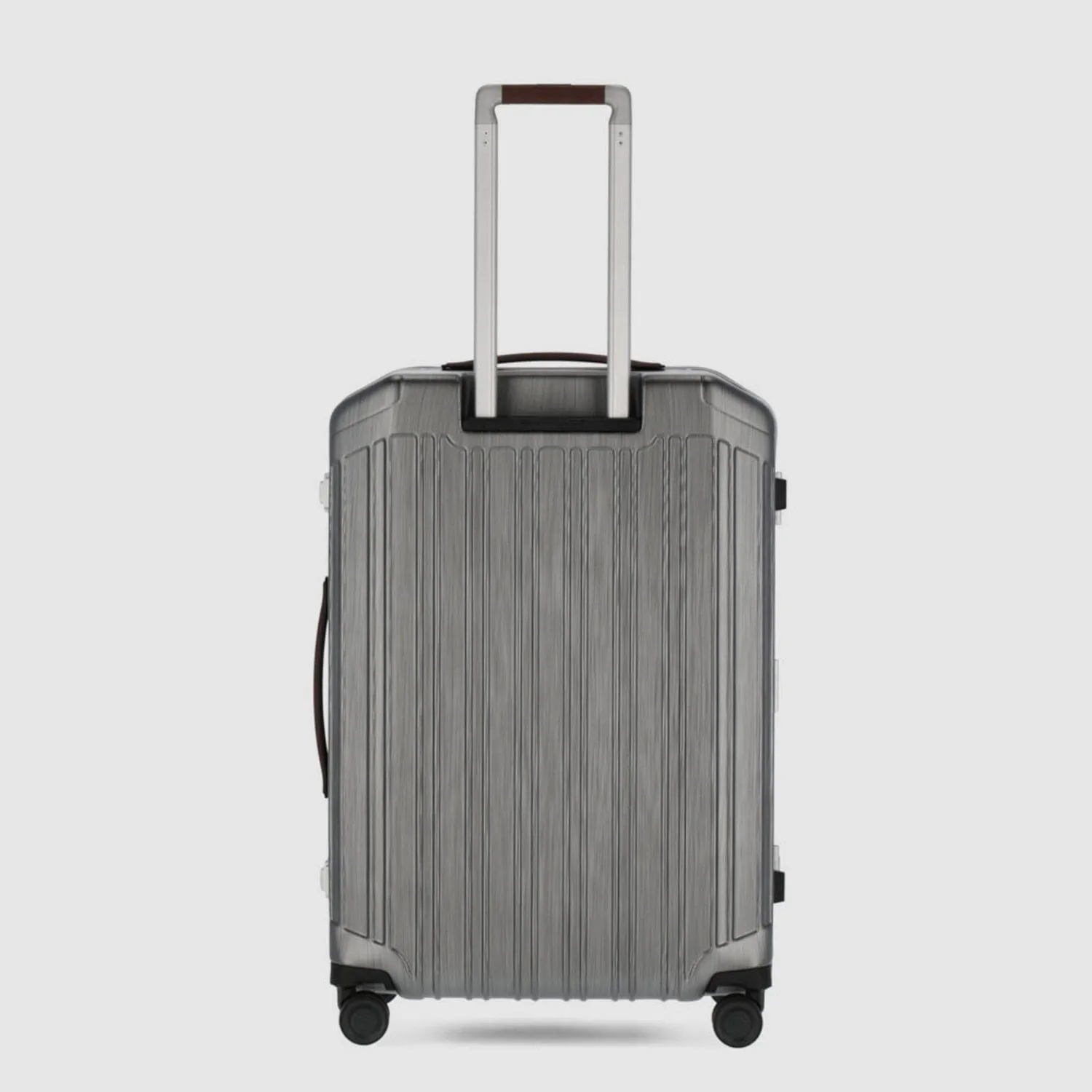 Piquadro Pqlm-Frame 68Cm Hardcase Medium Check-In Luggage Trolley Black / Light Brown - Bv4427Pqlm/Ncu