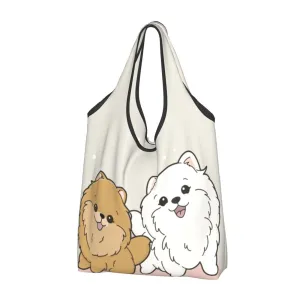 Pomeranian Foldable Eco Bag | Durable & Waterproof Reusable Bag