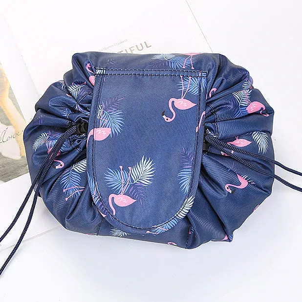 Portable Quick Drawstring Makeup Bag Travel Organizer