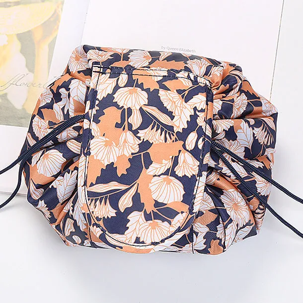 Portable Quick Drawstring Makeup Bag Travel Organizer