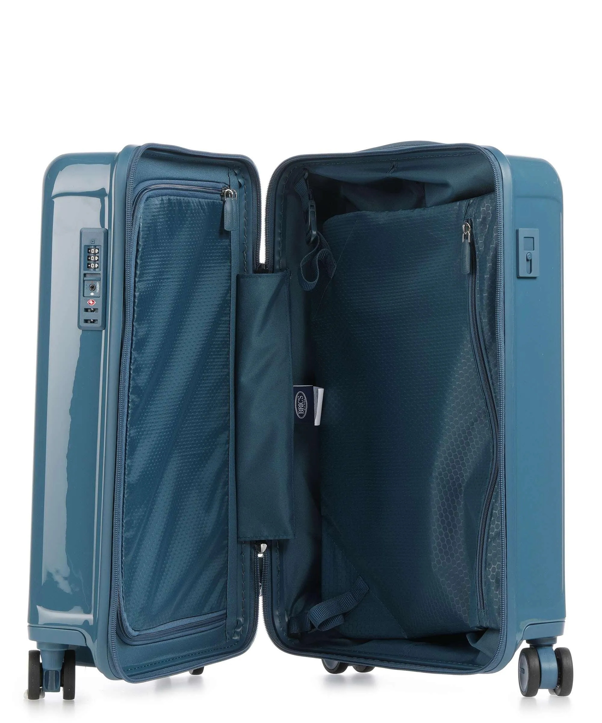 Positano Monochrome Carry-On trolley - Sea Green