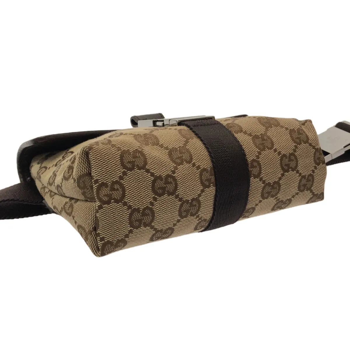 Pre-Owned Gucci GG Monogram Canvas Belt/ Bum Bag