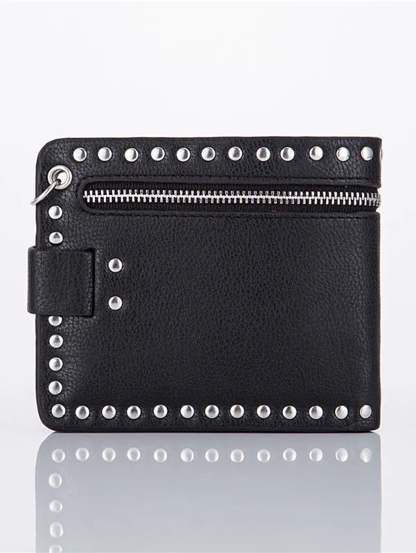 Punk Skull Anti-Theft Chain Wallet