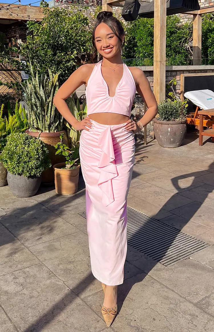 Raelynn Pink Maxi Dress