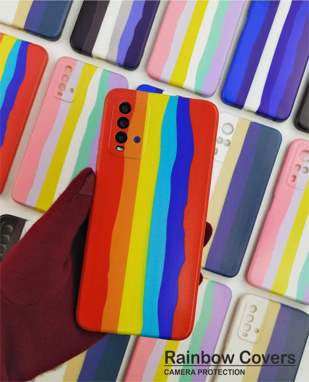 Rainbow Soft Print Case For Oneplus