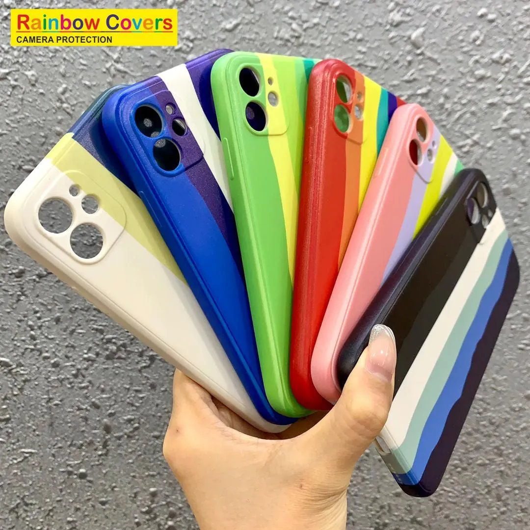 Rainbow Soft Print Case For Oneplus