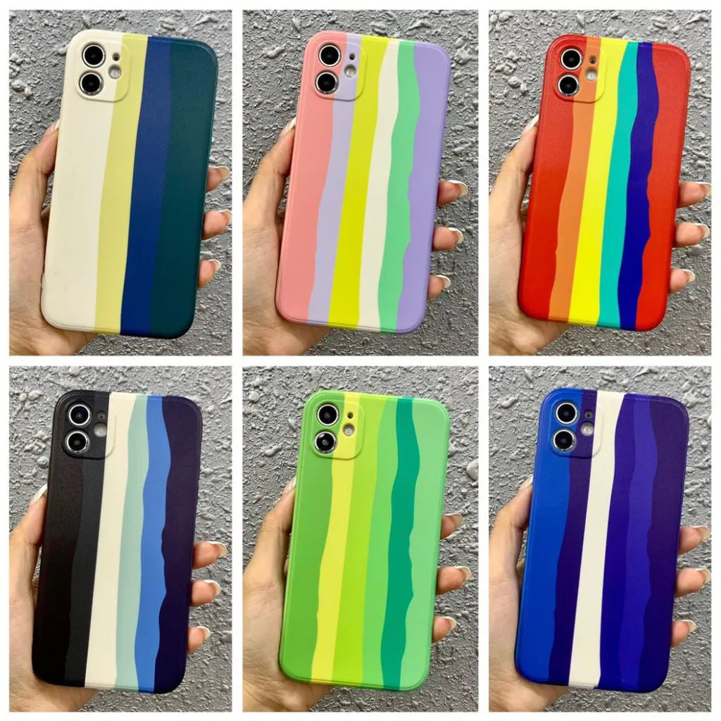 Rainbow Soft Print Case For Redmi