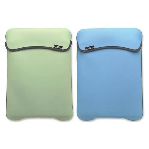 Reversible Notebook Sleeve Fits Most Widescreens Up to 12.1 Green and Baby Blue