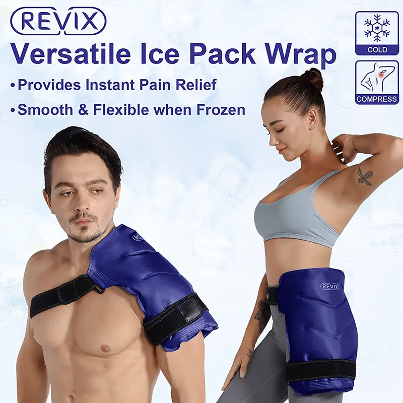 REVIX Hip Ice Pack Wrap After Surgery for Hip Bursitis Reusable Ice Pack for Hip Replacement Surgery