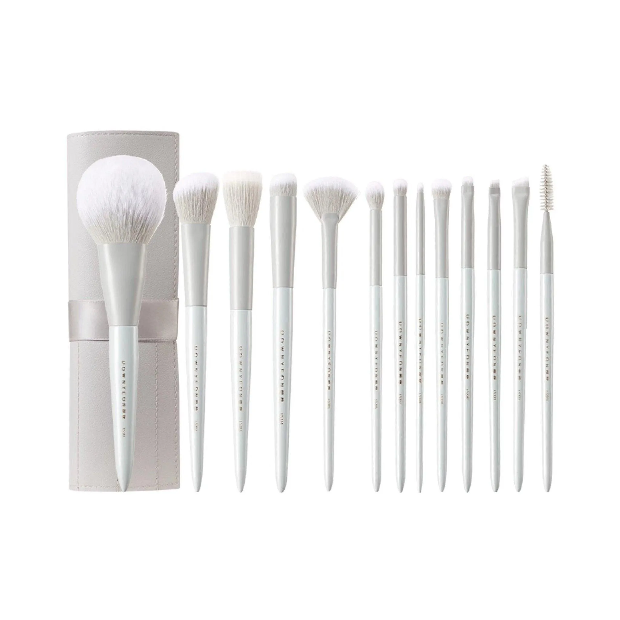 Rownyeon Jade Porcelain Portable Makeup Brush 13-in-Set RY008