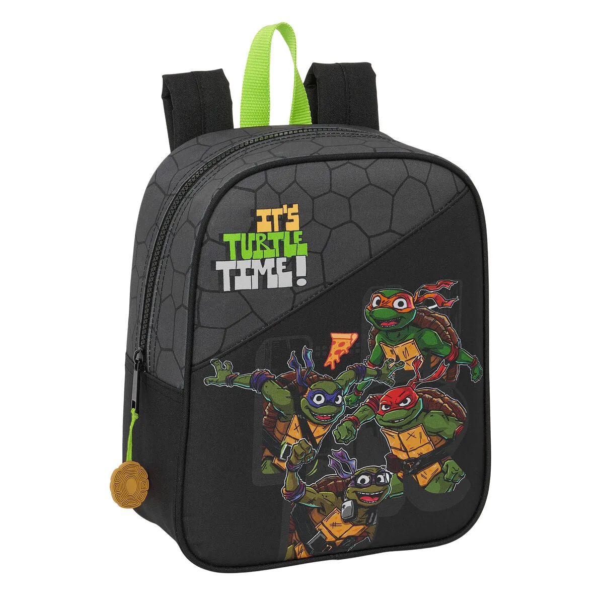 School Bag Teenage Mutant Ninja Turtles Black Grey 22 x 27 x 10 cm