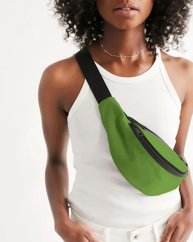 Shaded Warm Green Belt Bag | C50M0Y100K30