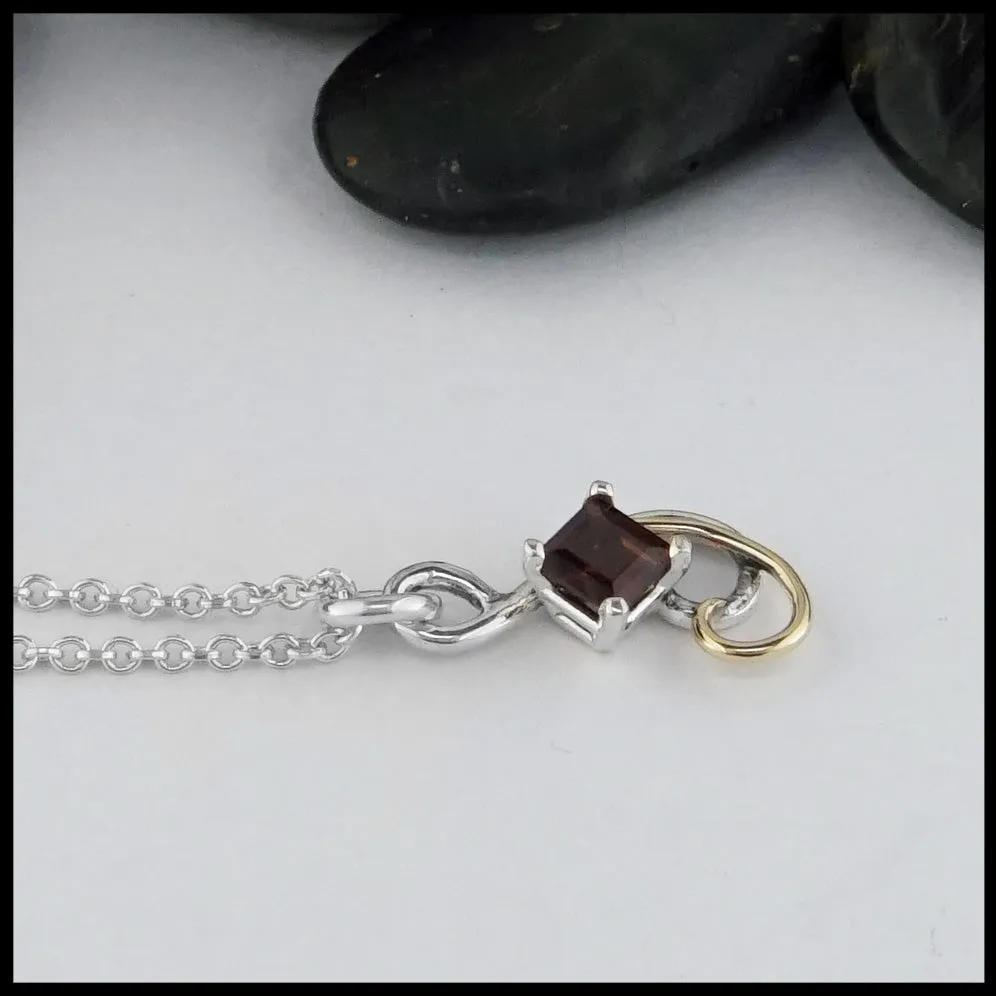 Simple Garnet Pendant