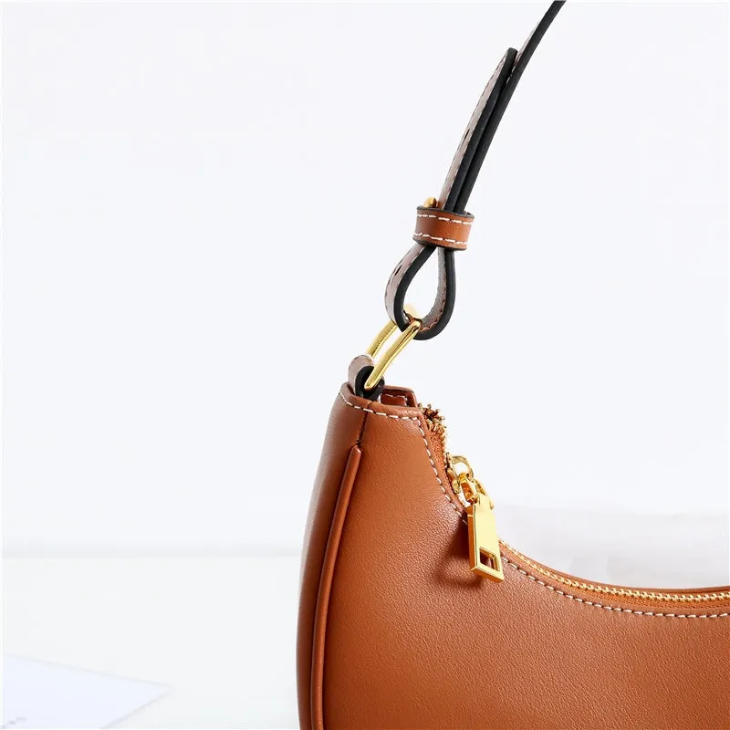 Small Moon leather shoulder bag