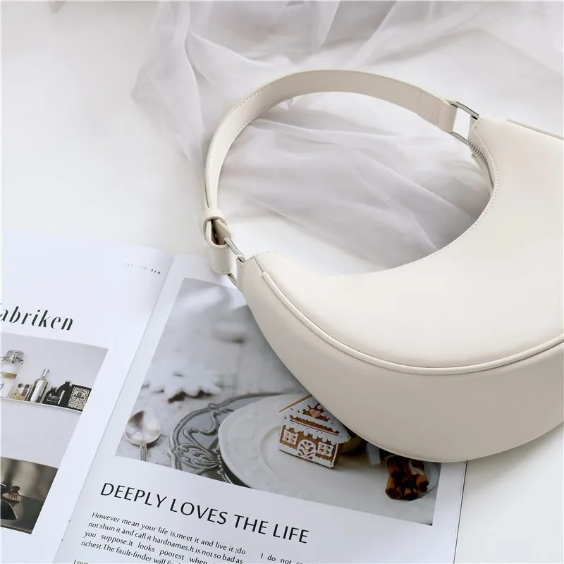 Small Moon leather shoulder bag