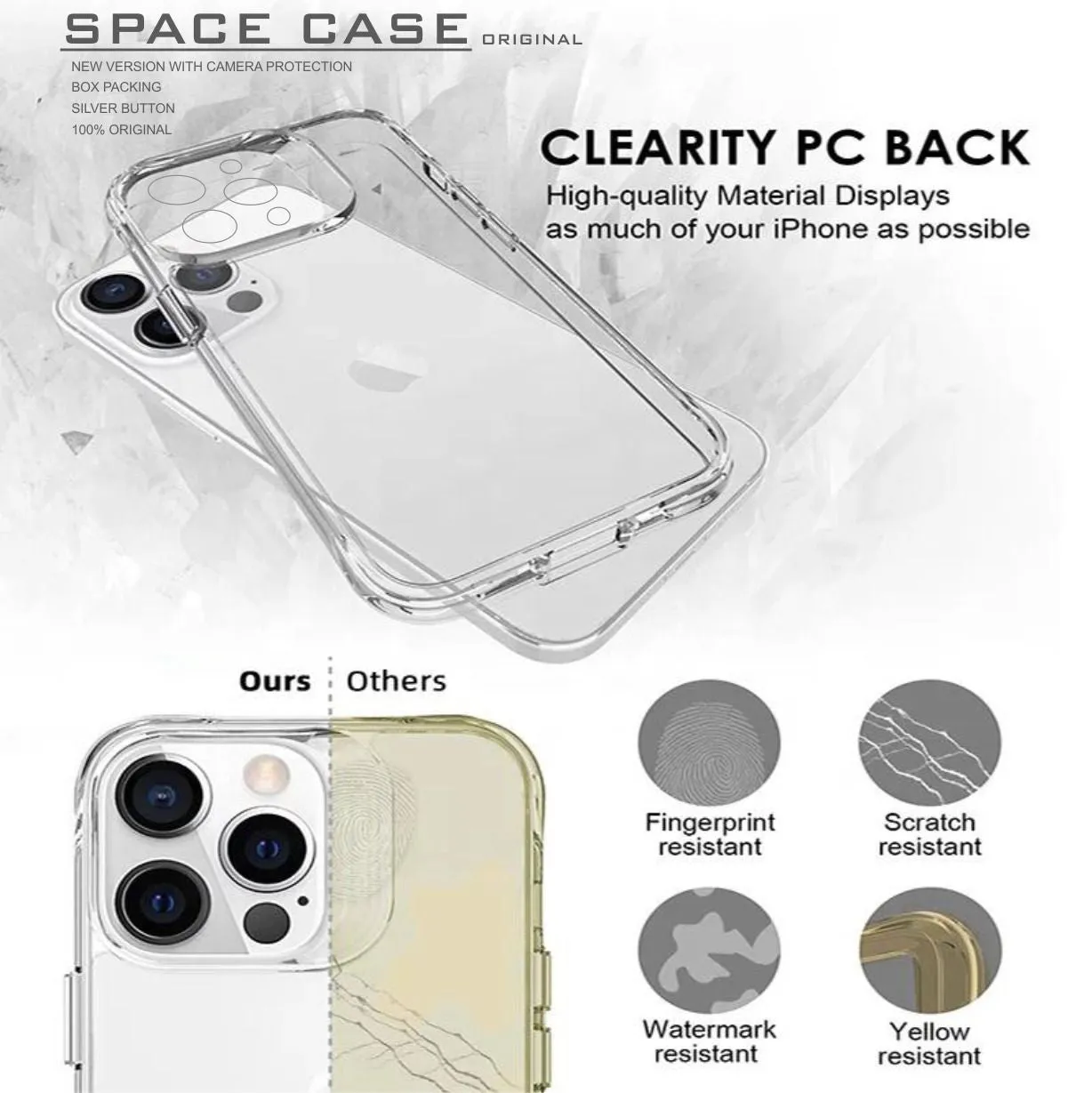 Space Transparent Hard Case For Redmi