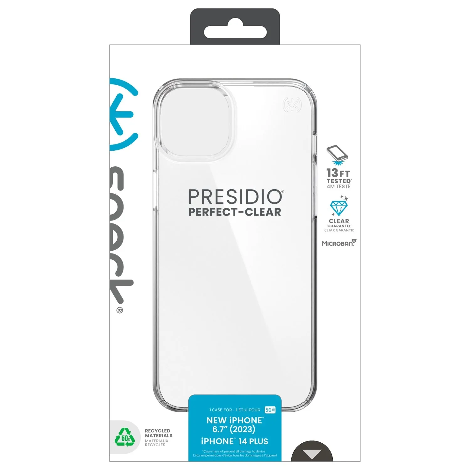 Speck Presidio Perfect-Clear Case - Apple iPhone 15 Plus - SPK150456-5085