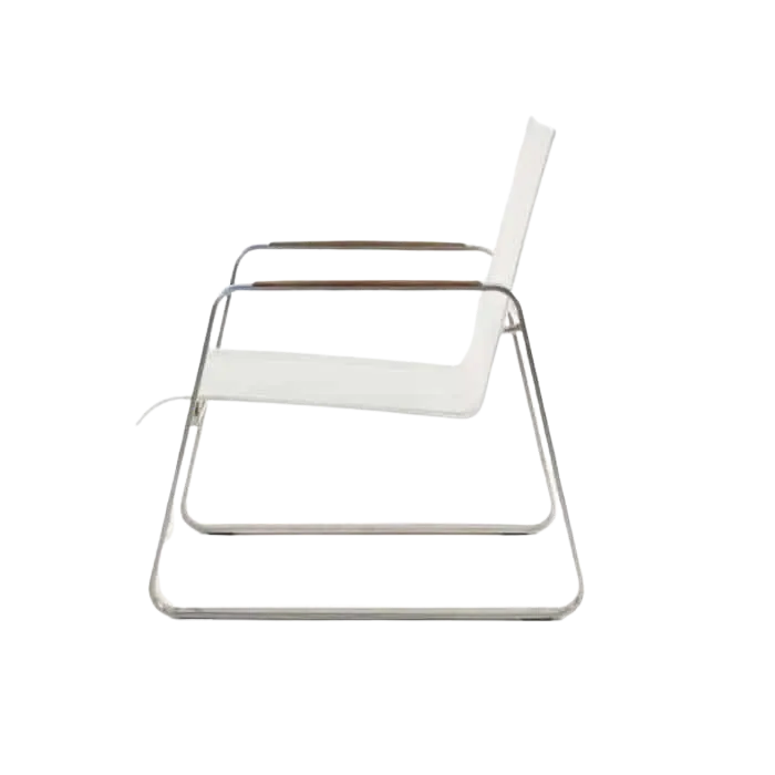 Summer Stainless Steel Batyline Lounge Chair