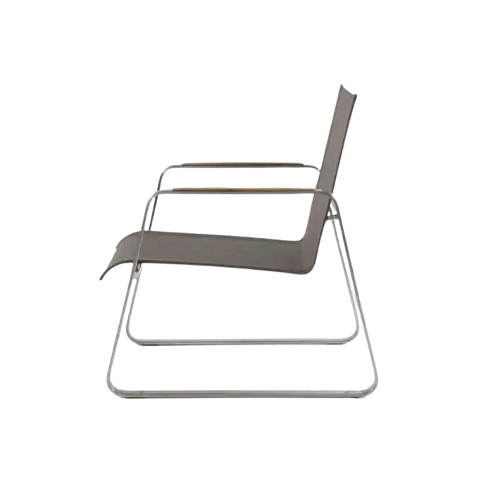 Summer Stainless Steel Batyline Lounge Chair