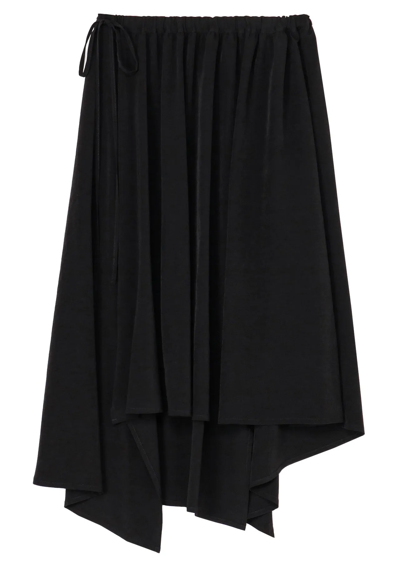 TA/PE CREPE DE CHINE WIDE GATHERED SKIRT