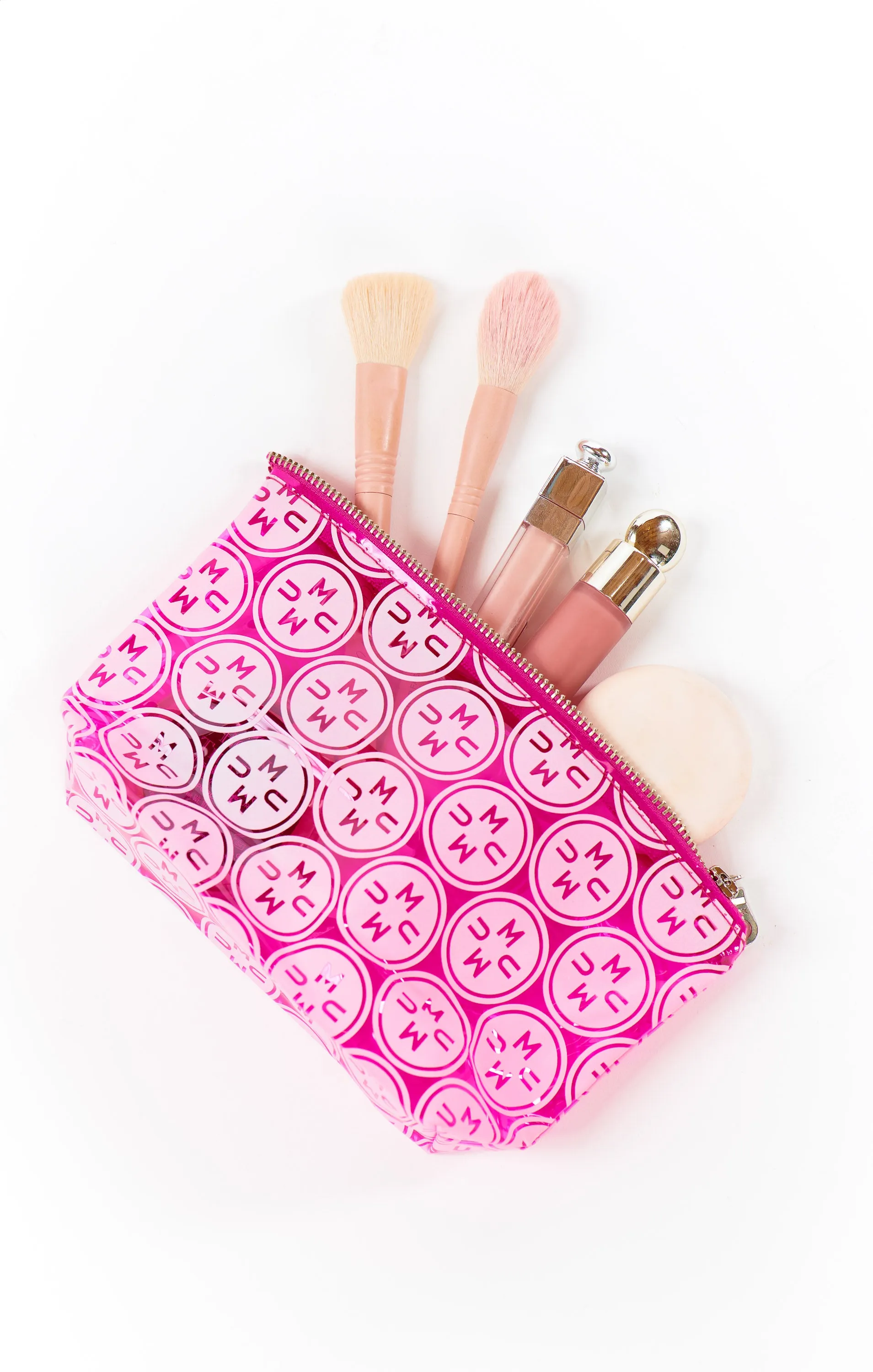 The Essentials Makeup Bag ~ Pink Mumu Logo