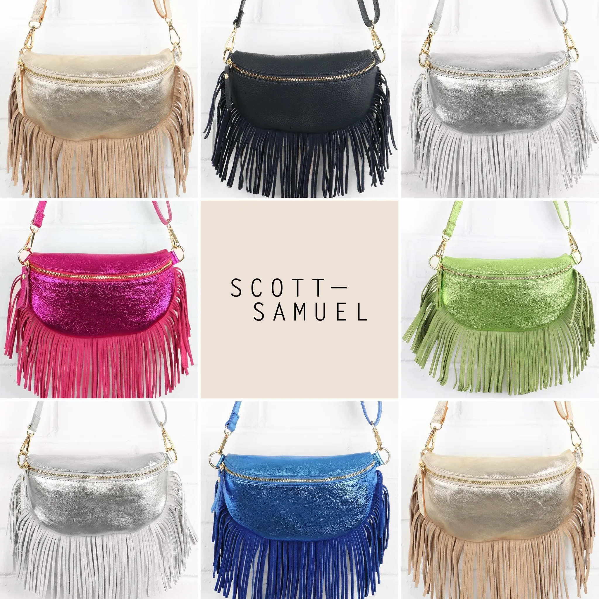 The Fringed Leather Bumbag