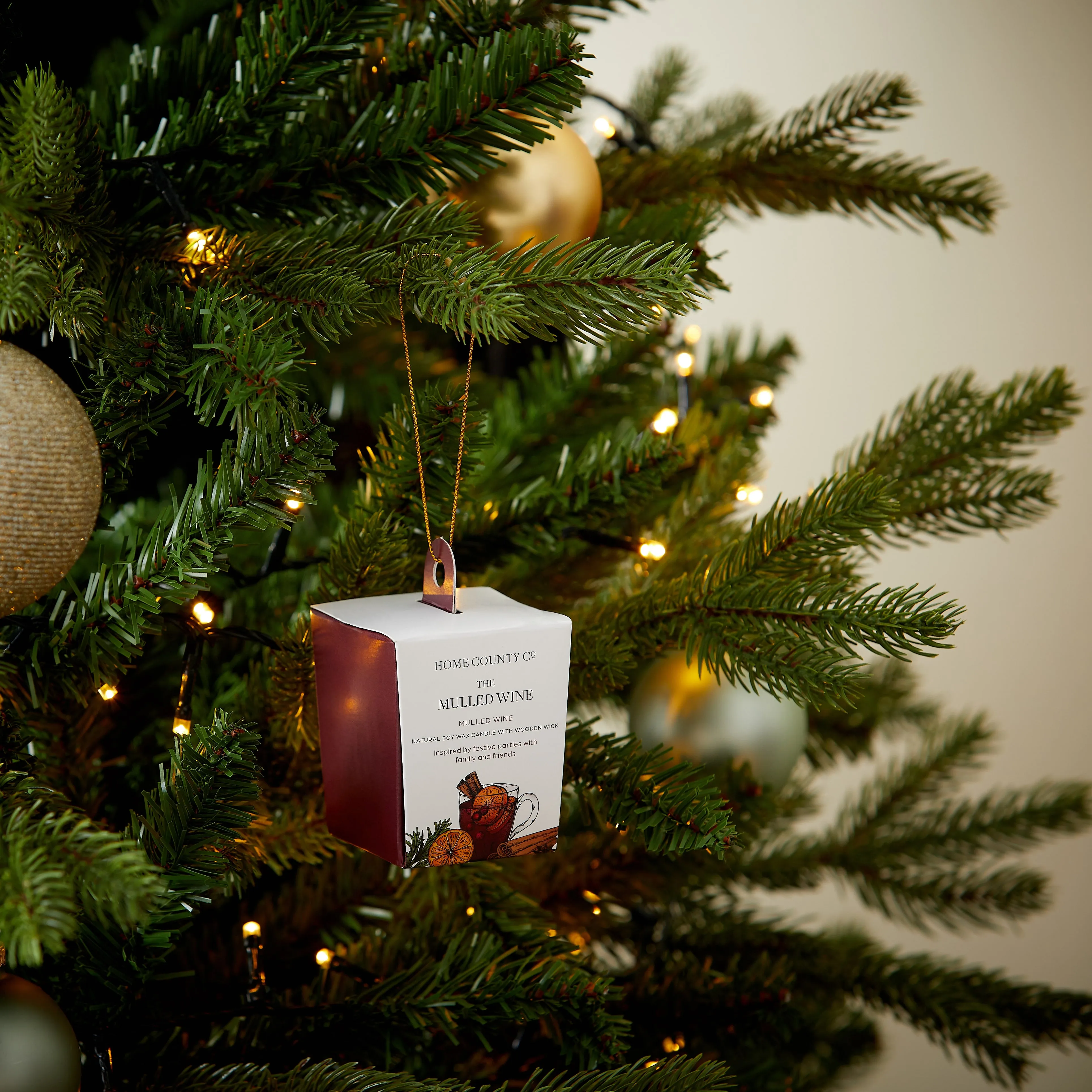 The Mulled Wine Votive Bauble Candle