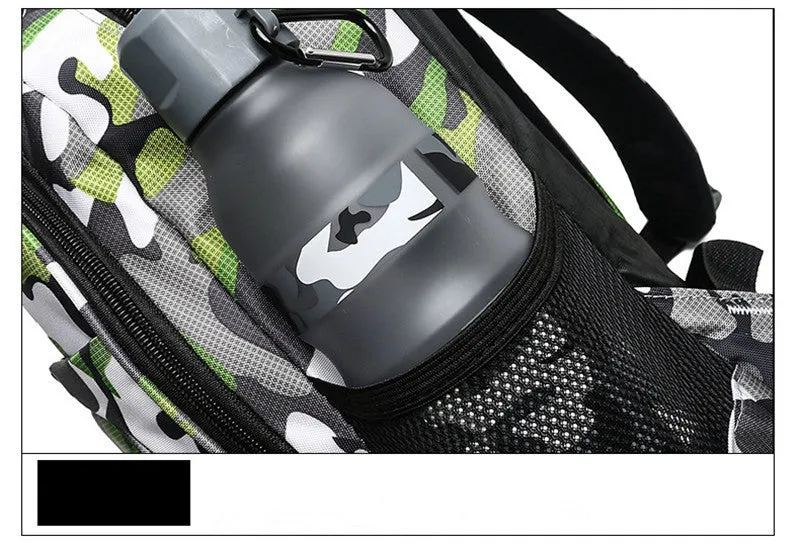 Unisex Camouflage Travel Backpack