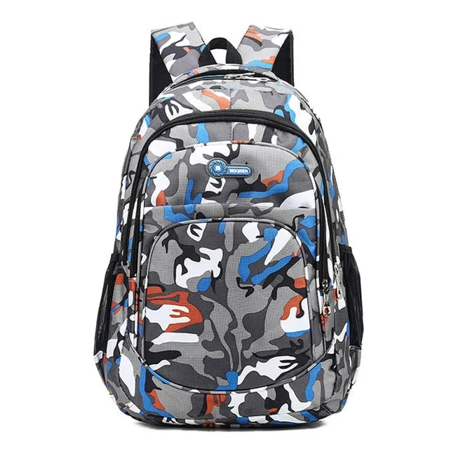 Unisex Camouflage Travel Backpack