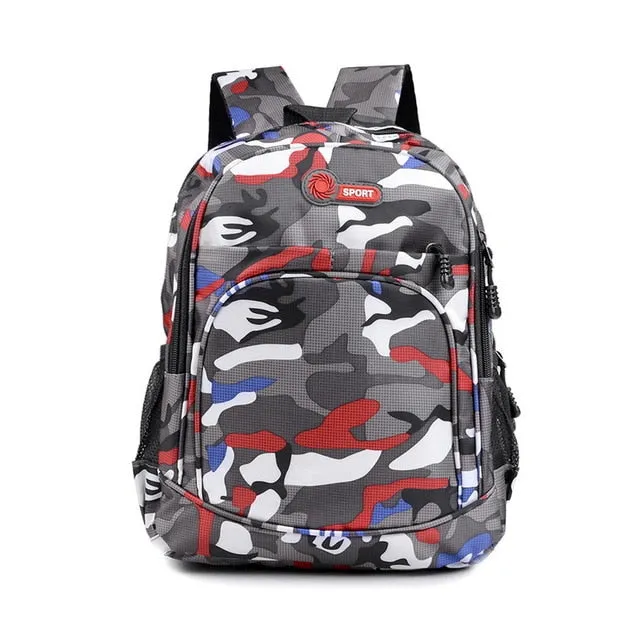 Unisex Camouflage Travel Backpack