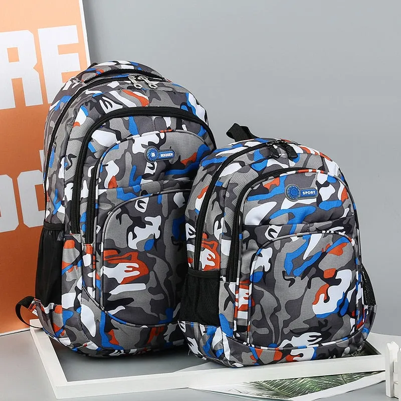 Unisex Camouflage Travel Backpack