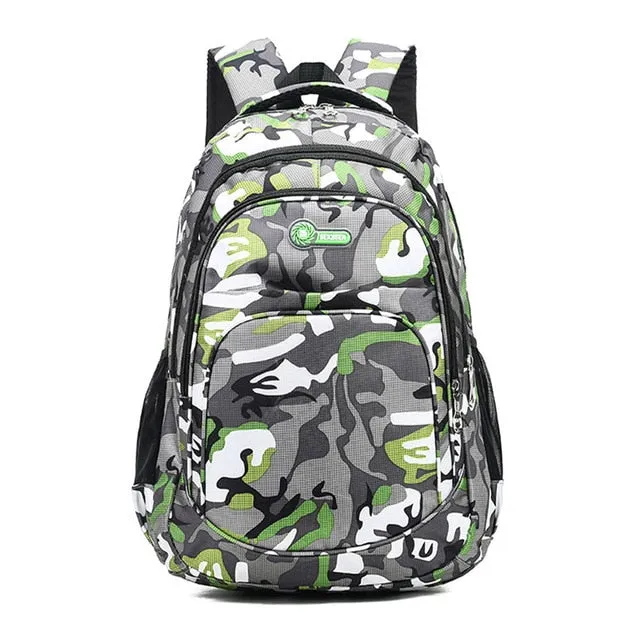 Unisex Camouflage Travel Backpack