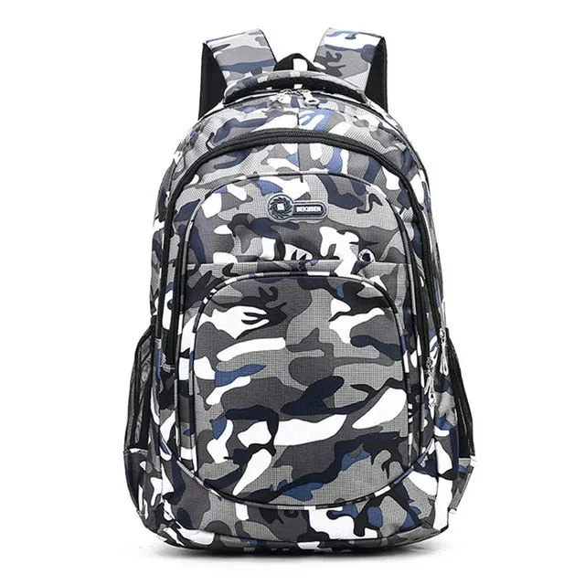 Unisex Camouflage Travel Backpack