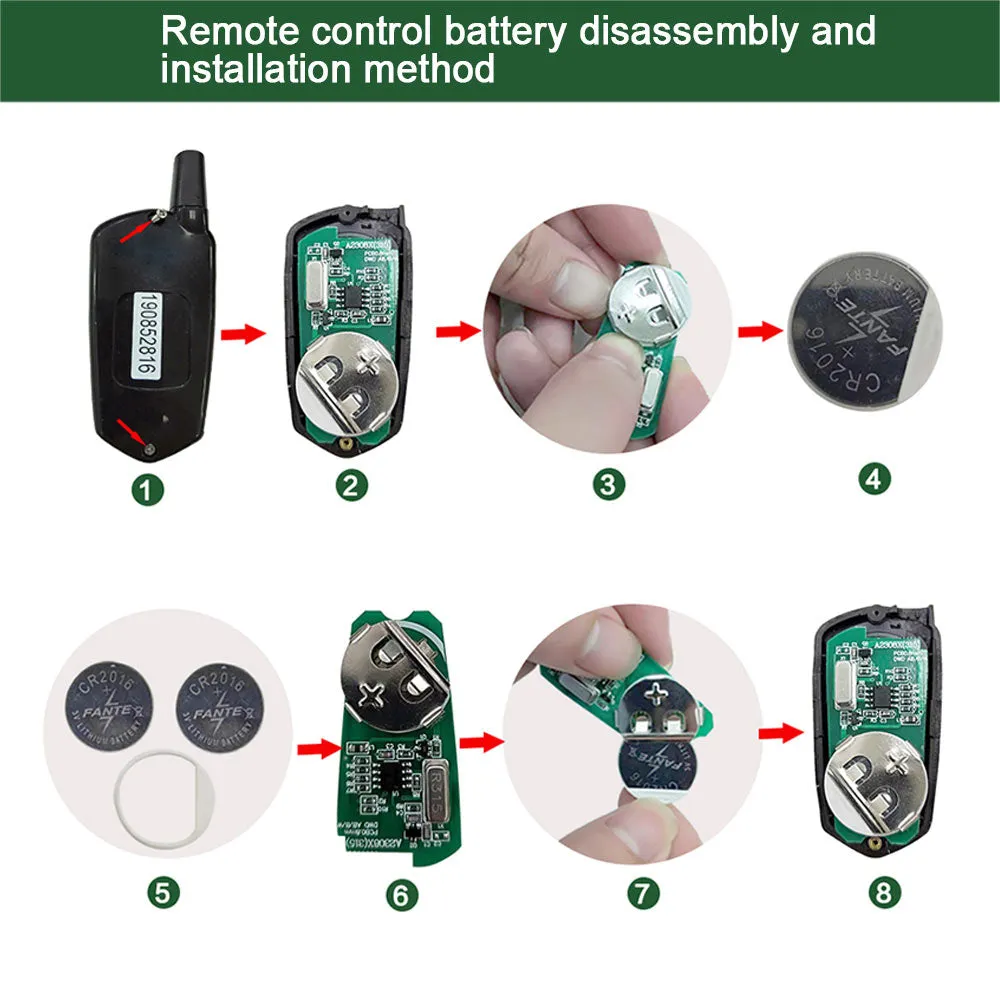 Universal Car Alarm Systems Auto Remote Contral Kit