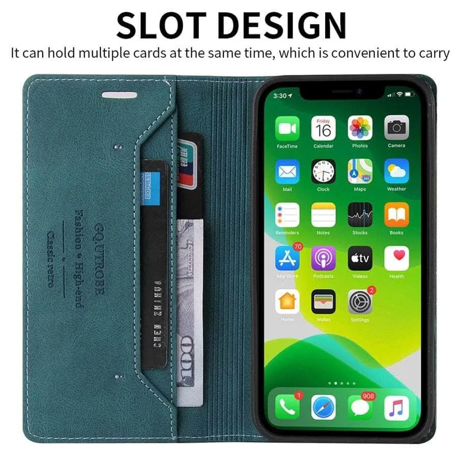 Wallet Anti-theft Brush iPhone SE 2022 Case