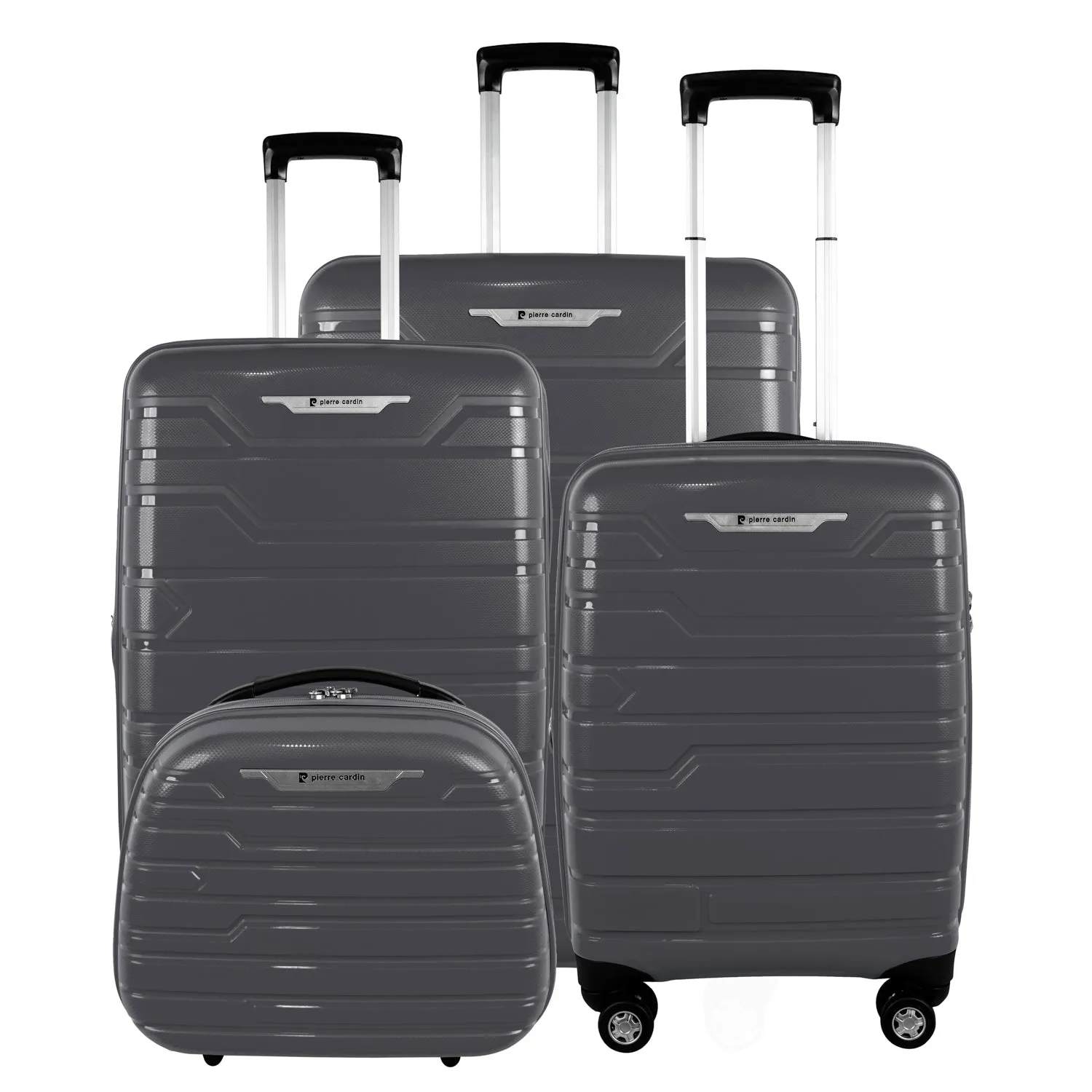 Wels Hardcase Trolley Set of 4- White PC86307