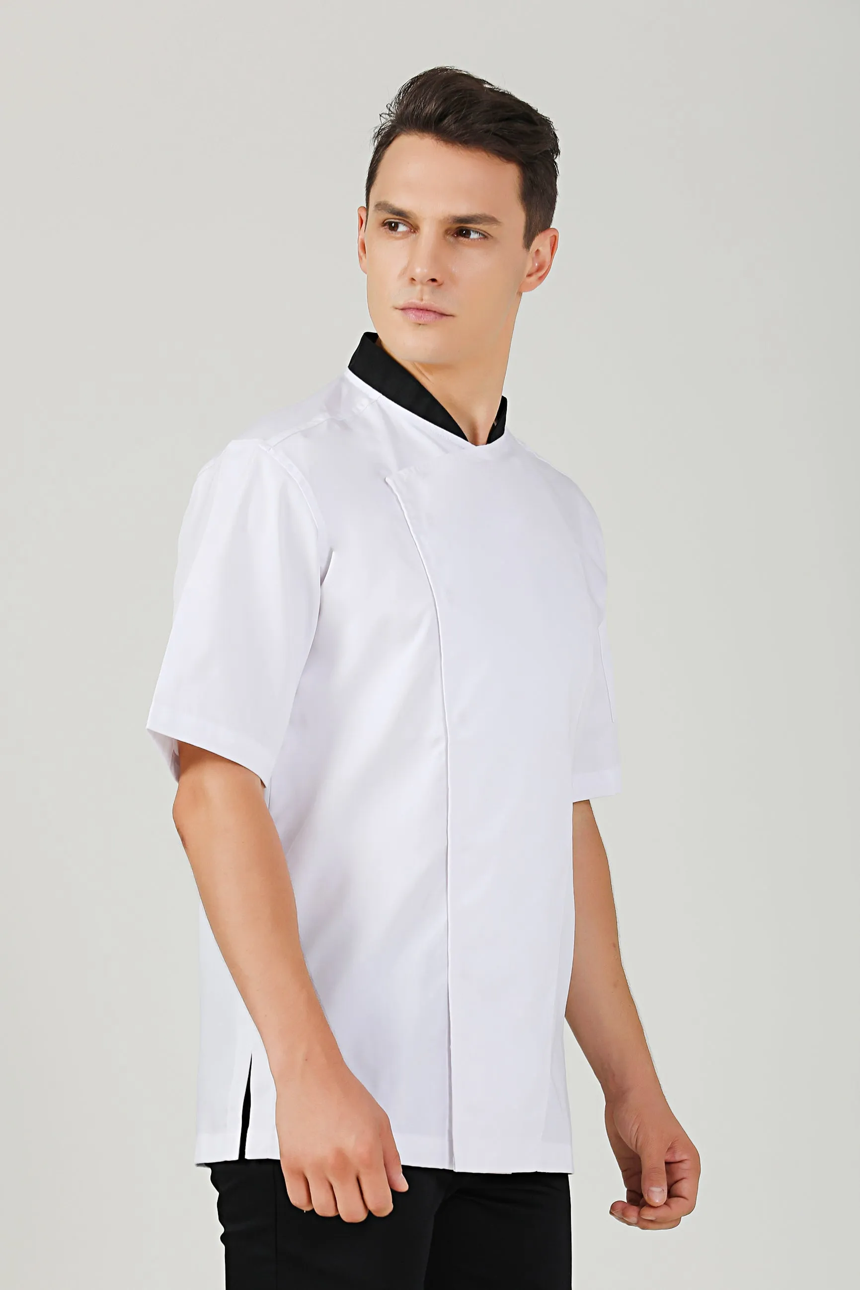 Willow White Chef Jacket, Short Sleeve