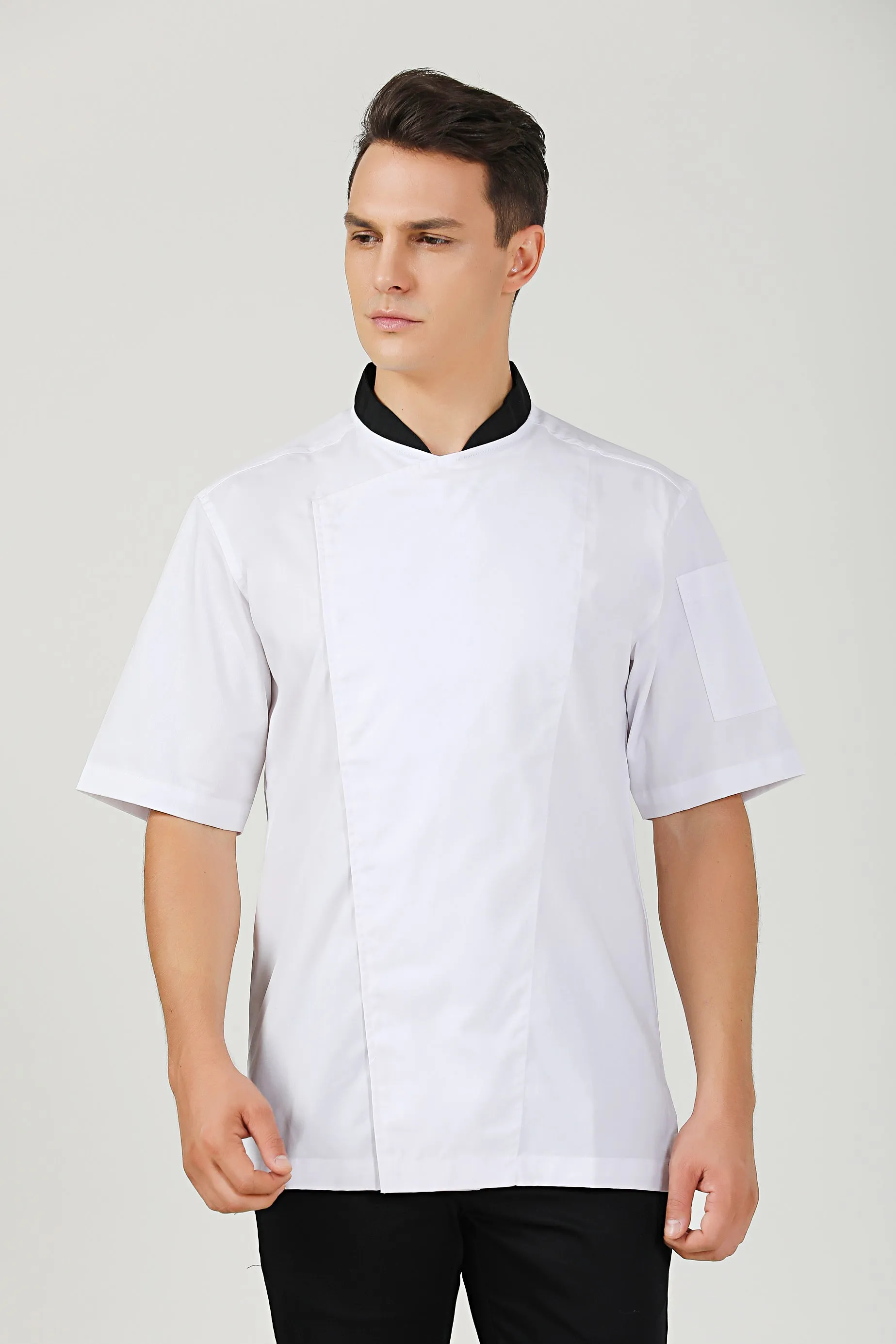 Willow White Chef Jacket, Short Sleeve