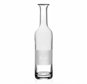 Wine Carafe Labeled Rose`