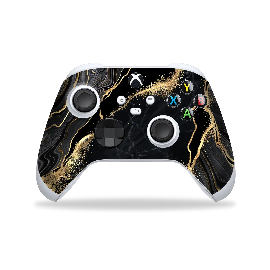 XBOX Series X CONTROLLER Skin - SIGNATURE Elegant GOLD Details