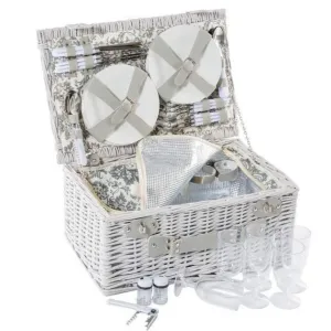 Yuppie Gift Baskets Family Feast Picnic Basket (6 persons)